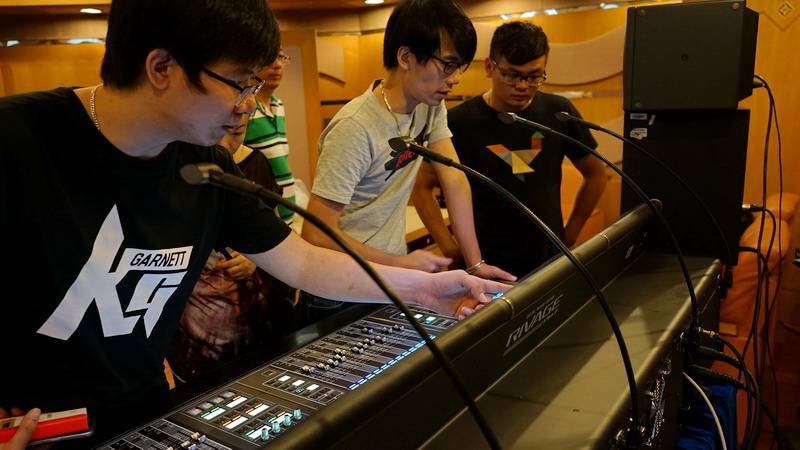 永乐国际F66 RIVAGE PM7 数字混音系统助力录音技术沙龙