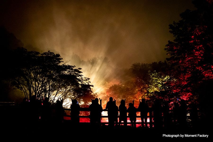 案例｜永乐国际F66为壮观的Kamuy Lumina魔法夜行旅游项目提供配乐设备